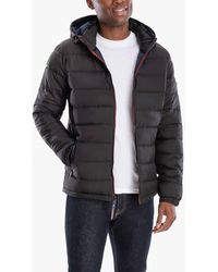 London Fog - Plainfield Hooded Puffer Jacket - Lyst