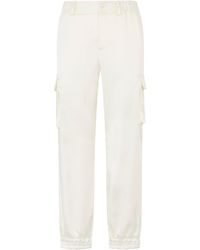 Philipp Plein - Satin Cargo Fit Drawstring Trousers - Lyst