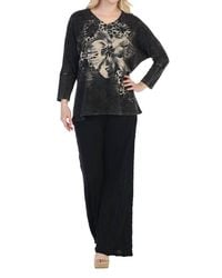 Jess & Jane - Jasmine Cotton Dolman Sleeve Top - Lyst
