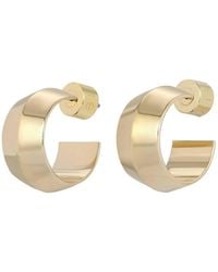 Eklexic - Wide Peak Huggie Hoops - Lyst