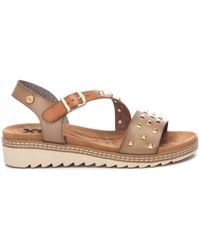 Xti - Wedge Sandals With Studs - Lyst