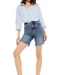Kancan - Ultra High Rise Bermuda Shorts - Lyst