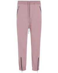 Rick Owens - Tectuatl Track Dusty Cotton Pants - Lyst