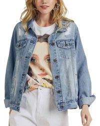 Risen - Relaxed Vintage Distressed Jacket - Lyst