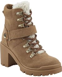 Marc Fisher - Nature Suede Ankle Hiking Boots - Lyst