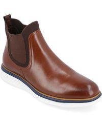 Vance Co. - Hartwell Faux Leather Ankle Chelsea Boots - Lyst