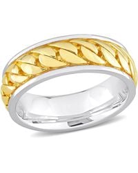 Mimi & Max - Ribbed Design Ring - Lyst