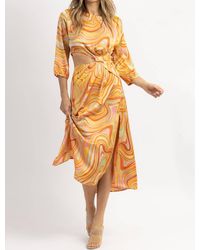 Dress Forum - Sundown Marble Maxi Dress - Lyst