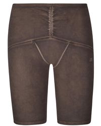 KNWLS - Low Waisted Over Dyed Jersey Shorts - Lyst