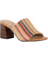 Seychelles - Adapt Raffia Slide Sandals - Lyst