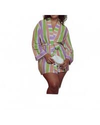 Kilo Brava - Short Robe With Pockets - Lyst