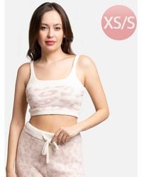 TRUEDAMES - Leopard Patterned Crop Top - Lyst