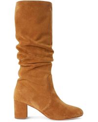 L'Agence - Ines Suede Boots - Lyst