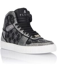 Philipp Plein - High Top Sneakers Carson Monogram Strass - Lyst