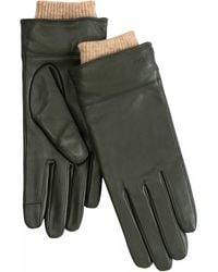 Echo - Rib Cuff Leather Glove - Lyst