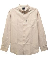 TRUEDAMES - Solid Long Sleeve Button Down - Lyst