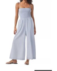 Splendid - Stripe Wide Leg Jumpsuit - Lyst