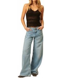 John + Jenn - Otis Crochet Scoop Neck Tank Top - Lyst