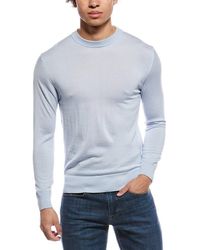 Eleventy - Wool & Silk-Blend Crewneck Sweater - Lyst