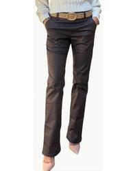 Bevy Flog - Nansi Slim Straight Pants - Lyst