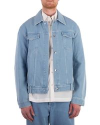 Nanushka - Eco Light Wash Boyce Denim Jacket - Lyst