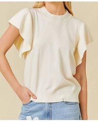 Main Strip - Ruffle Sleeve Sweater - Lyst