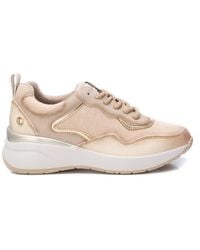 Xti - Suede Metallic Sneakers - Lyst