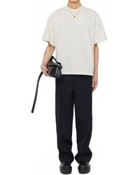 Jil Sander - Short Sleeve Logo Tee - Lyst