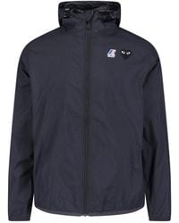 COMME DES GARÇONS PLAY - Minimalist Hooded Zippered Jacket - Lyst