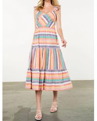Thml - Stripe Midi Dress - Lyst