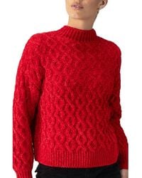 Sanctuary - Cable Mock Neck Sweater - Lyst