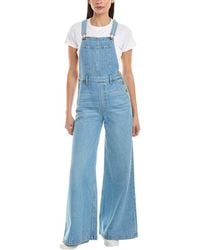 Mother - Denim Snacks! The Sugar Cone Overall - Lyst