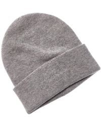Vince - Fine Rib Double Layer Cuff Knit Hat - Lyst
