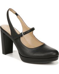 Naturalizer - Berlin Sl Faux Leather Round Toe Mary Jane Heels - Lyst