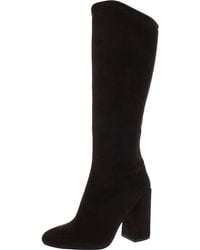 Jessica Simpson - Benni Faux Suede Almond Toe Mid-calf Boots - Lyst