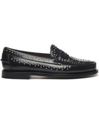 Sebago - Moccasin With Hand-Sewn Vamp And Rock-Inspired Accents - Lyst