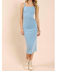 Sadie & Sage - Sightseeing Knit Midi Dress - Lyst
