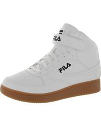 Fila - A-high Gum Synhetic High Top Casual And Fashion Sneakers - Lyst