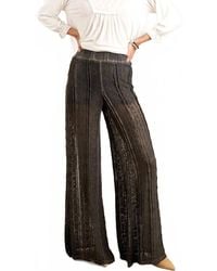 Pol - Flower Lace Palazzo Pants - Lyst