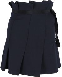 Sandro - Pleated Bow Mini Skirt - Lyst
