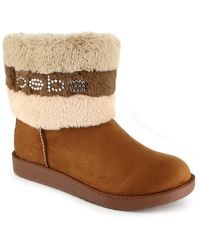Bebe - Laverne Faux Fur Cold Weather Shearling Boots - Lyst