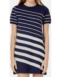 English Factory - Multi Stripe Mini Dress - Lyst