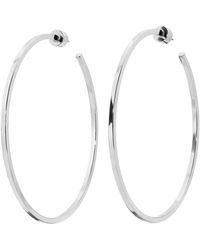Eklexic - 3" Ava Hoops - Lyst