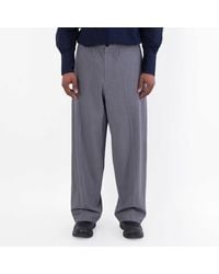 Ferragamo - Ferragamo Drawstring Virgin Wool Trouser - Lyst