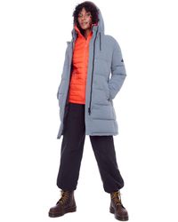 Alpine North - Aulavik Vegan Down (Recycled) Mid-Length Hooded Parka Coat - Lyst