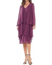 Marsoni by Colors - V-Neckline Midi Dress - Lyst
