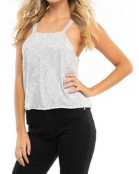 Parker - Justina Sequin Tank Top - Lyst