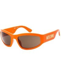 Moschino - Sunglasses Rectangle Full Rim, Matte Lime Frame And Lens Mos164/S04Anqt - Lyst