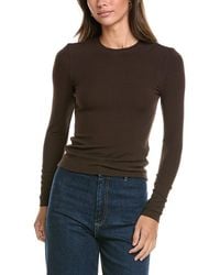 FRAME - The Rib Crew T-Shirt - Lyst