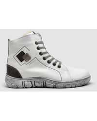 KCR Group - Original Thick Wool-Lined Zip-Up Leather Boots - Lyst